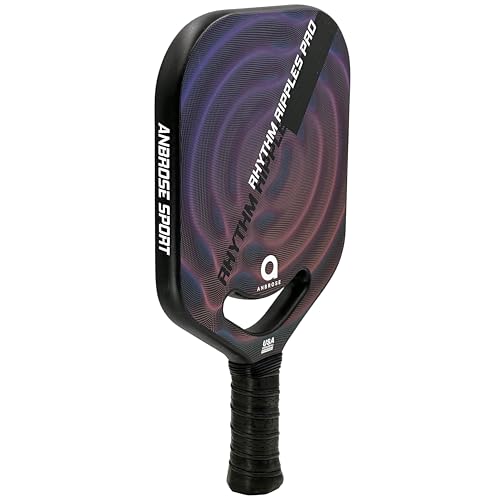 A. Ambrose Rrp Pala De Pickleball Sin Bordes Aprobado Por Usapa Cara De Fibra De Carbono T700 3k Núcleo De Panal De Polipropileno De 15 Mm Corte Aerodinámico Ideal Para Adultos A. Ambrose Rrp Pala De Pickleball Sin Bordes Aprobado Por Usapa Cara De Fibra De Carbono T700 3k Núcleo De Panal De Polipropileno De 15 Mm Corte Aerodinámico Ideal Para Adultos