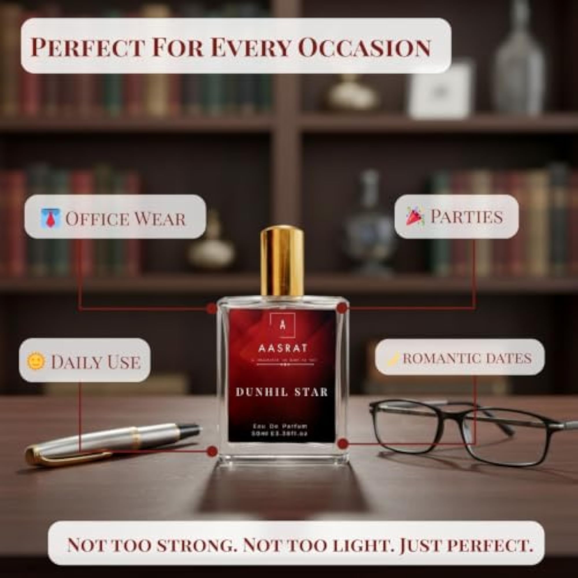 Unisex Aasrat Dunhil Star Eau De Parfum, 50ml