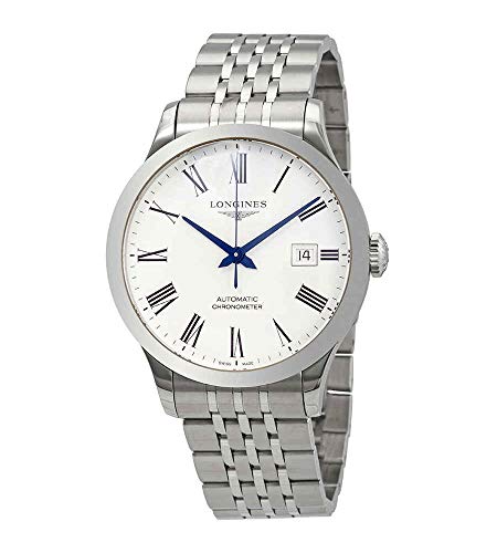 Longines Record Automatic White Dial Men's Watch L28214116 #TOP11