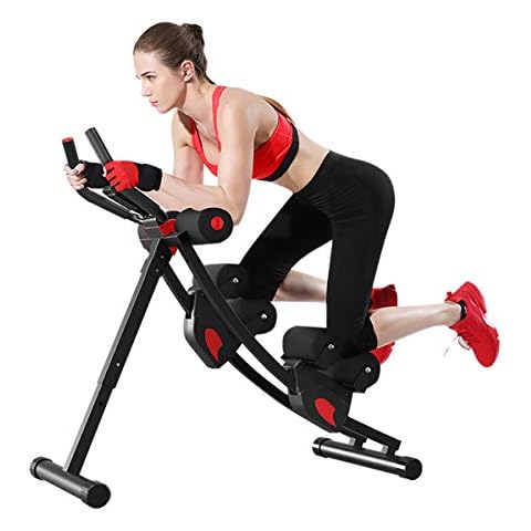 Fitlaya Fitness ab machine, ab workout equipment for home gym, Height Adjustable ab trainer, foldable fitness equipment. Cover