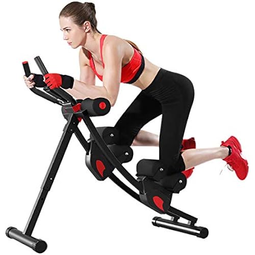 Fitlaya Fitness ab machine, ab workout equipment for home gym, Height Adjustable ab trainer, foldable fitness equipment.