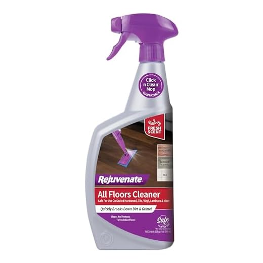 Rejuvenate High Performance All-Floors and Hardwood No Bucket Needed Floor Cleaner Powerful PH Balanced Shine with Shine Booster Technology Low VOC Best in Class Products 32oz