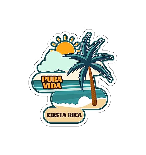 Costa Rica 3" Waterproof Vinyl Sticker S631