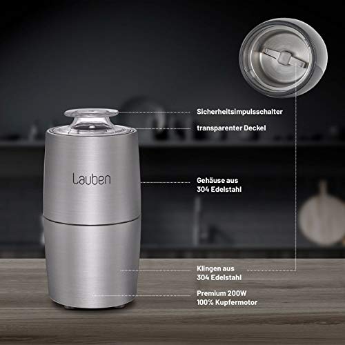 Elektrische Kaffeemühle Lauben Grinder 200ST mit 200 W Leistung