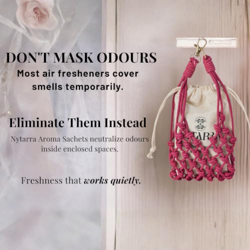 Image of Nytarra Luxury Closet Fresheners Pack of 3 | Long Lasting Air Fresheners for Closets, Drawers & Cupboards | Hanging Wardrobe Air Freshener Pouch | Premium Wardrobe Fragrance