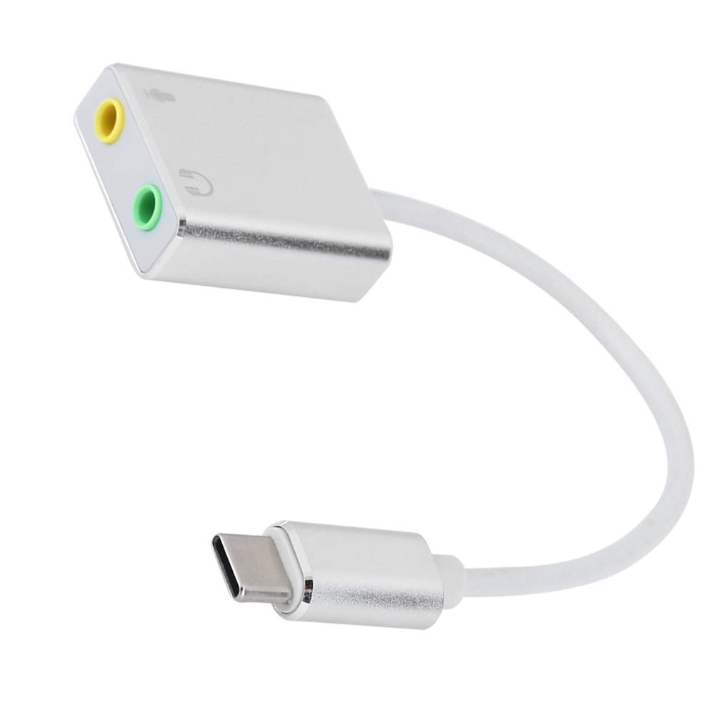 Adattatore Audio USB C Scheda Audio Stereo Esterna con Jack per Cuffie da 3,5 Mm e Microfono per Windows, Mac, Linux, PC, Laptop, Desktop, PS5, 3 Pro