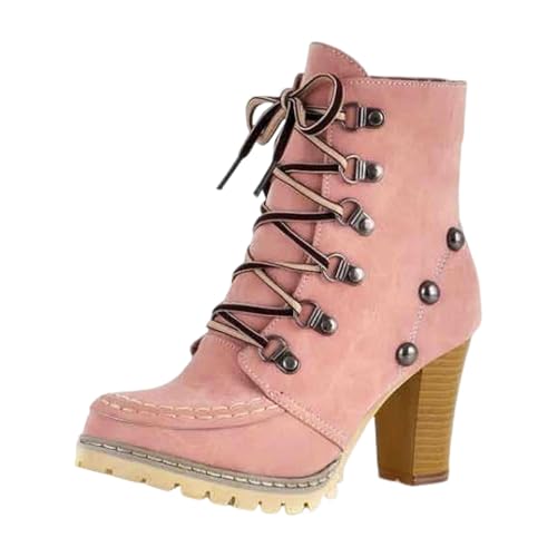 Bottines à lacets femme compensées et légères pour l'hiver