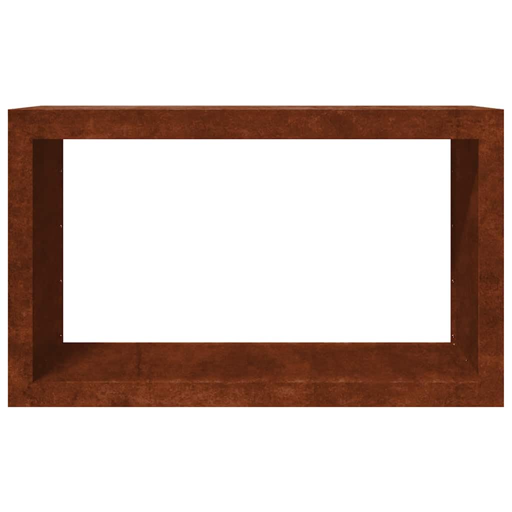 Stojak na drewno kominkowe 100 x 40 x 60 cm, wykonany z odpornej na warunki atmosferyczne, regał na drewno opałowe, do suchego drewna, praktyczny uchwyt na drewno do kominka i pieca, trwały