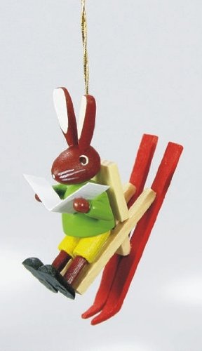 Lapin de Pâques Erzgebirge : offrez une figurine traditionnelle en bois pleine de nostalgie