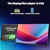ZSCMALLS Battery Wireless Portable Monitor, 8000mAh 15.6" 1080P IPS USB-C/HDMI Second Screen, Built-in Speakers, Support AirPlay/Miracast for Laptop/Phone/Tablet/Switch/Xbox, Carry Bag Included