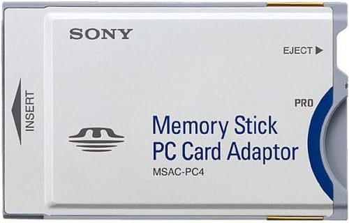 Sony Memory Stick PC Card Adapter (MSAC-PC4) (Retail Package)