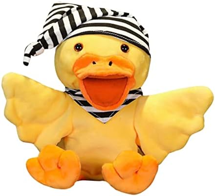 Hand Puppet 1PC Funny Parent-Child Doll Cartoon Duck Glove Cloth Doll Child Bedtime Storytelling Prop Duck Glove Doll Storytelling Prop for Kid Children Mouth Puppet