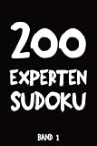 200 Experten Sudoku Band 1: Puzzle Rätsel Heft, 9x9, 2 Rätsel pro Seite (German Edition)