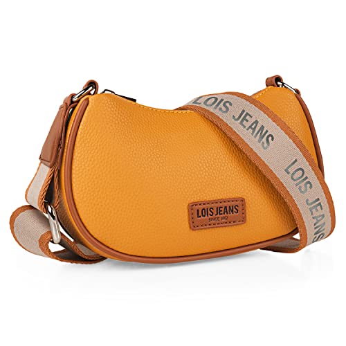 Lois - Damen Umhängetasche, Senf, 24.5x14x5 cm