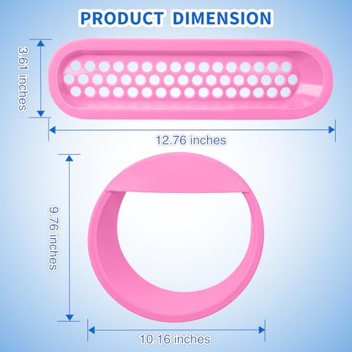 Image of Nilight Grill Inserts fit for Jeep Wrangler Front Grille Mesh Inserts & Headlight Cover Set for JK JKU Unlimited Sports Sahara Freedom Rubicon 2007-2018 Clip-in Trim Exterior Accessories Pink 9 Pcs