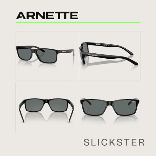 ARNETTE AN4185 Rectangle Sunglasses for Men +BUNDLE with ACCESSORY EYEWEAR KIT2