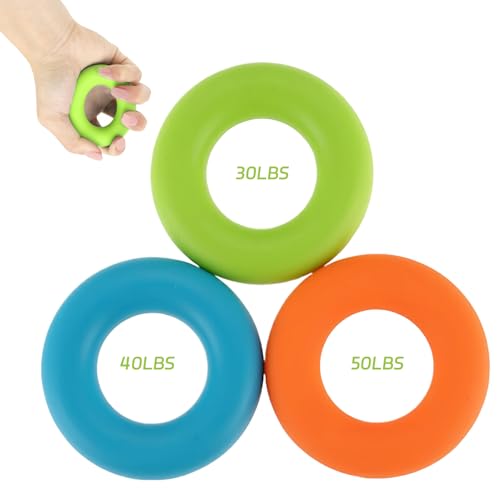 3 Stück Fingertrainer,Handgriff Trainer,Fingertrainer,Griffkraft Trainer,Grifftrainer,Unterarmtrainer,Handtrainer Ring Silikon Handgelenk Trainer Für Muskeltraining,Stressabbau,Ergotherapie 3 Stück Fingertrainer,Handgriff Trainer,Fingertrainer,Griffkraft Trainer,Grifftrainer,Unterarmtrainer,Handtrainer Ring Silikon Handgelenk Trainer Für Muskeltraining,Stressabbau,Ergotherapie