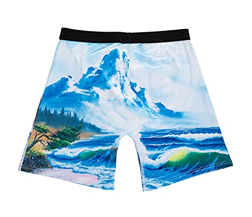 Calhoun Bob Ross Soft Boxers - No Mistakes Just Happy Accidents2