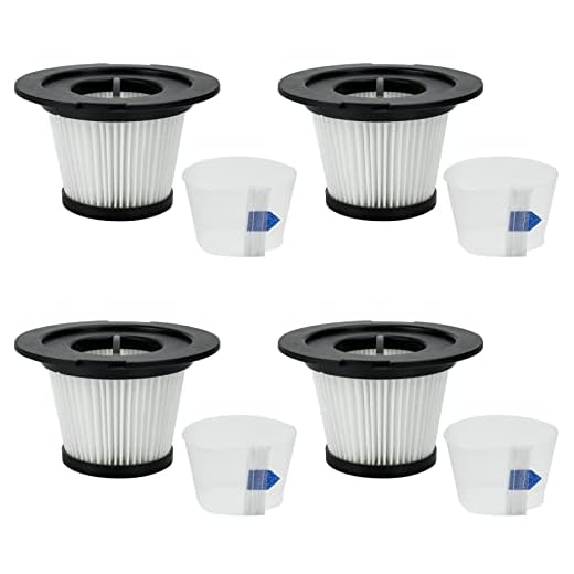 BBT BAMBOOST Replacement Parts Fit for INSE N6S, N6, MOOSOO K17 cordless vacuum cleaner (4 Pack)