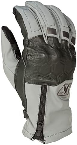 KLIM Vanguard GTX Touring Motorcycle Short Gloves (Large, Monument Gray)