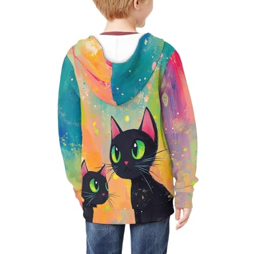 Kids Zipper Hoodies Fashion Boys Girls Hooded Sweatshirt Hoody with Pocket Outdoor Sports Jacket4