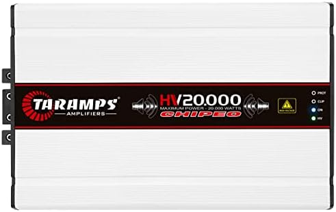 TARAMPS HV 20.000 Chipeo Clase D 1 Canal 20000 vatios RMS a 0.5 ohmios ...