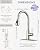 FORIOUS Kitchen Faucets with Pull Down Sprayer, Brushed Nickel High Arc Single Handle Stainless Steel Sink Faucet with Deck Plate for 1 or 3 Hole, Suitable for Farmhouse RV Bar Camper Laundry