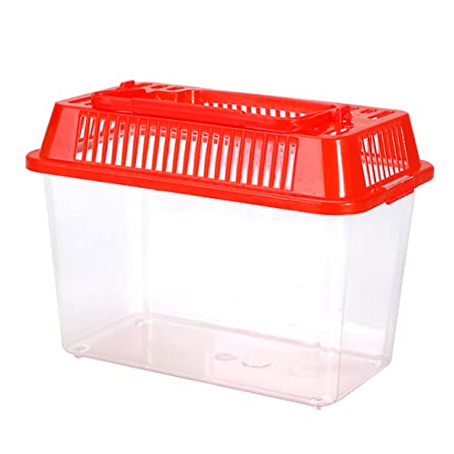 VORCOOL 魚 水槽 卓上 水槽 ベタ ボウル 水槽 キット カメ キャリア ミニ コンテナ 小 コンテナ カメ 水槽 クリア コンテナ 蓋付き 魚 ボウル 小型 水槽 アクアポニックス キッ