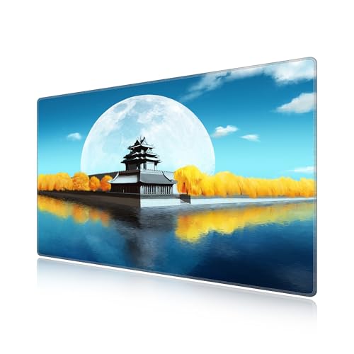 Tapis de souris d'ordinateur XXL 60x40cm LL-COEUR pour clavier pc
