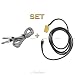 Produktbild 1neiSmartech Aux Kabel Kompatibler Ersatz Fiat Grande Punto Evo Croma 500 Lancia Musa Y Alfa Autoradio Blaupunkt + Kabel Nylon Besync Grau