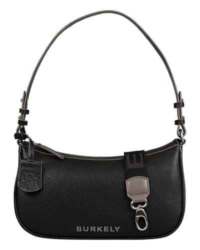 Burkely Shoulder Bag Buzzy Black grand sac épaule en cuir noble