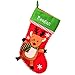 Produktbild LoveLeiter 3D Nikolausstiefel, Weihnachtsstrumpf, Weihnachtssocke LED-Licht Santa Nikolaus Schneemann Hirsch, Deko für Zuhause, Kaminsims, Weihnachten