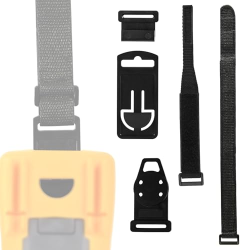 Image of Magnetic Hanging Strap for Fluke, Black Hanging Loop Strap with Magnet Hanger Magnetic Multimeter Hanger Band Compatible with Fluke Digital Multimeter (Style B)