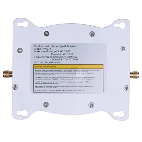 Verizon Cell Phone Signal Booster 4G LTE Verizon Cell Phone Booster Repeater 700MHz Band 13 Mobile Signal Booster Amplifier for Home Use - Improve 4G LTE Signal for Rural Area