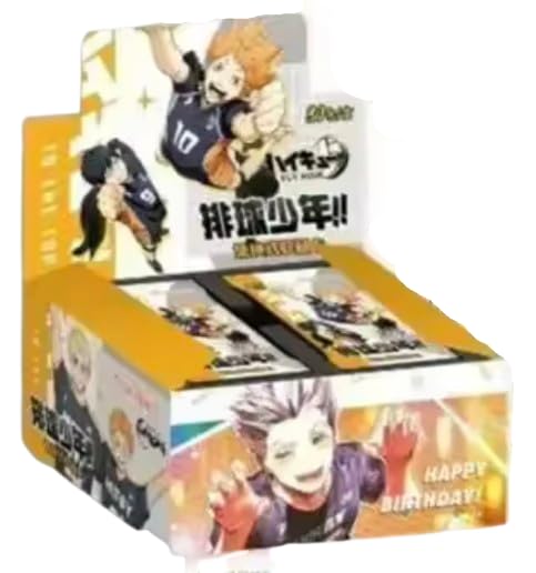 Haikyu!! | Anime Collectable Trading Card | Sealed Box | Japanese Edition | For Collectors 15+ Years | Haikyuu!! Happy Birthday