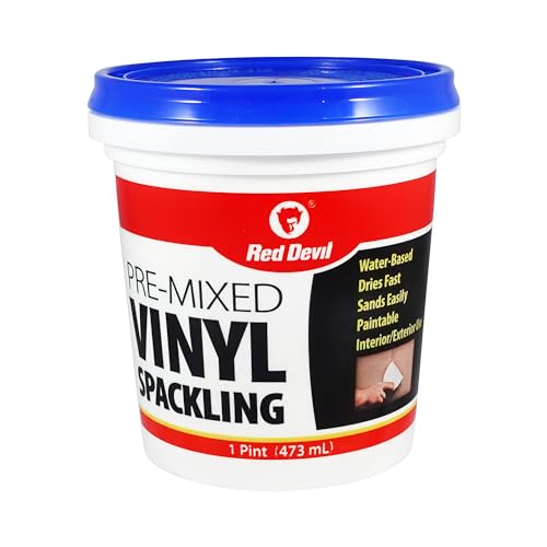 Red Devil 0538 Pre-Mixed Vinyl Spackling 1 Pint