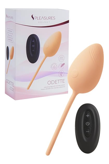 Vibratori classici marca S Pleasures Velvet Odette è un uovo vibratore con telecomando progettato per la stimolazione della zona G e per i giochi più erotici in compagnia