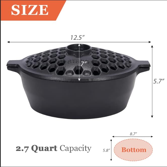 Miniatura 4 de Vaporizador de estufa de leña, humidificador de chimenea de hierro fundido, humidificador interior para calefacción del hogar, accesorios