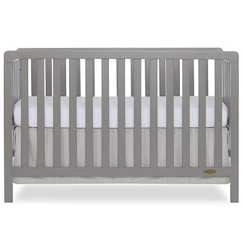 %25 OFF! Dream On Me Ridgefield 5-in-1 Convertible Crib in Storm Grey, Greenguard Gold Certified