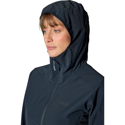 Rab Women's Borealis Hoody Jacket - Lightweight Water-Repellent Softshell Coat for Hiking & Climbing2