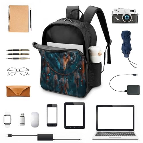 Mochila escolar de dibujos animados 3D Wolf para niños de primaria 4