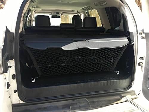 Miniatura 8 de EACCESSORIES EA Red de carga organizadora de maletero trasero para Lexus GX460 2010-2023  Red de carga estilo sobre  Organizador de maletero de