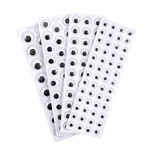 Creativity Street - Ac3438-02 Peel And Stick Wiggle Eyes, Assorted Sizes, Black On White, Set Of 137 #TOP1