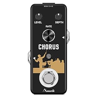 💝【PURE ANALOG CHORUS EFFECTS】Classic style chorus pedal,warm and clear chorus sound. 💝【3 FUNCTION KNOB】Level, Depth and Rate.Rich sound with wide range chorus effects adjustability. 💝【SOLID CONSTRUCTION】Made of high-quality zinc alloy, durable and st...