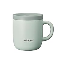 ドウシシャ マグカップ 猫じた専科 【猫じたさんにおすすめ】260ml 真空断熱 吸熱 フタ付き サックス ON℃ZONE(オンドゾーン)