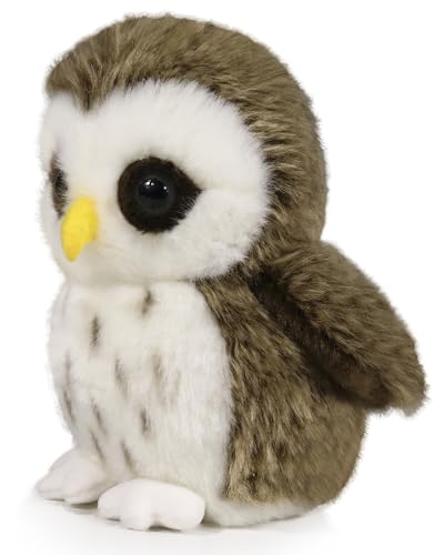 Ice King Bear Wild Animal Small Stuffed Animals Zoo Family Plush Toy (Owl 6 Inches) - Image 4