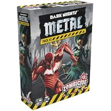 Zombicide Dark Night Metal Pack # 3 - مواجهة الرعب بين الأبعاد مع دوري العدالة! لعبة لوحة الاستراتيجية التعاونية ، الأعمار 14 + ، 1-6 لاعبين ، 60 دقيقة من اللعب ، من صنع CMON