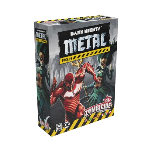 Zombicide Dark Night Metal Pack #3 - Confront Interdimensional Horrors with The Justice League! Cooperative Strategy Board Game, Ages 14+, 1-6 Players, 60 Minute Playtime, Made by CMON