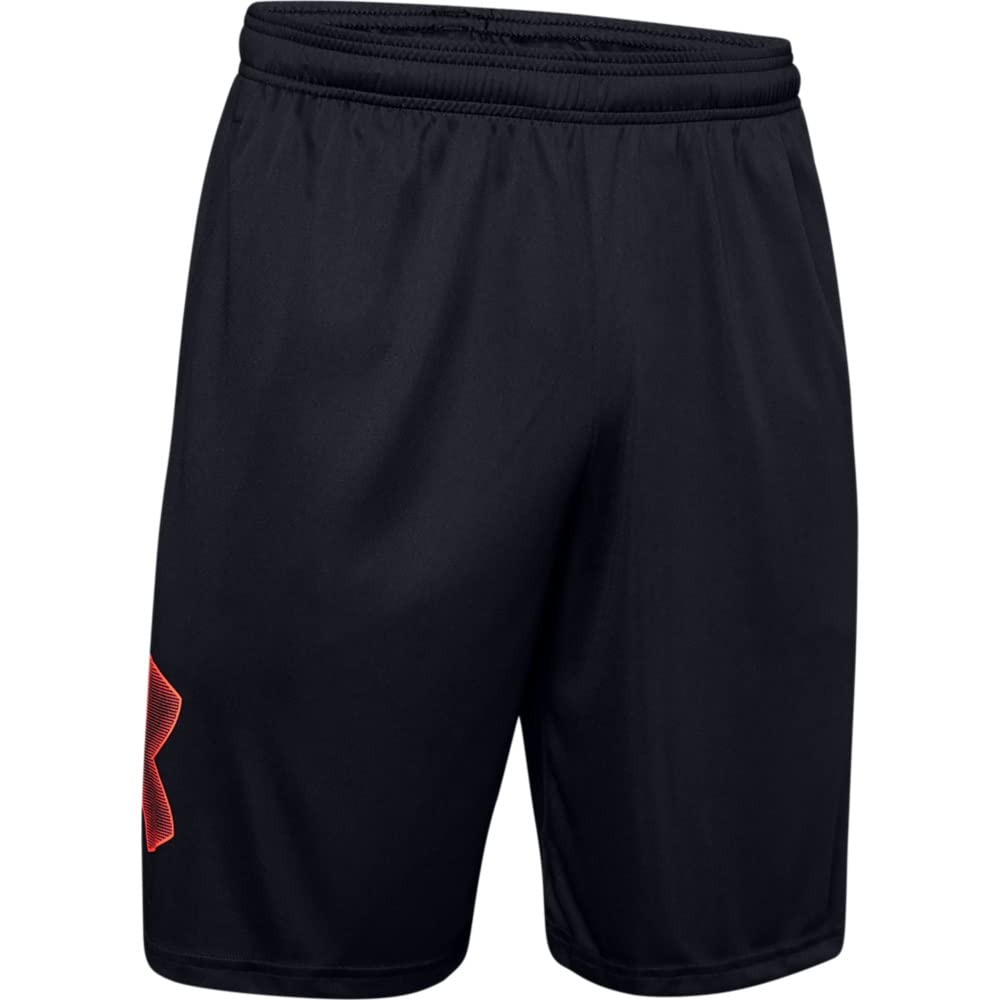 Under Armour Mens Tech - Pantalón corto para hombre - 1306443, Medium, Black (002)/Beta Red