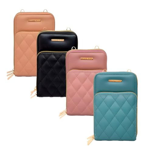 Bolsa Feminina Carteira Com Alça Textura Matelassê (Rosa)